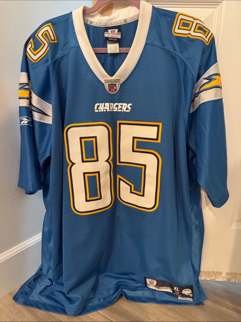 Reebok Los Angeles Chargers #85 Gates